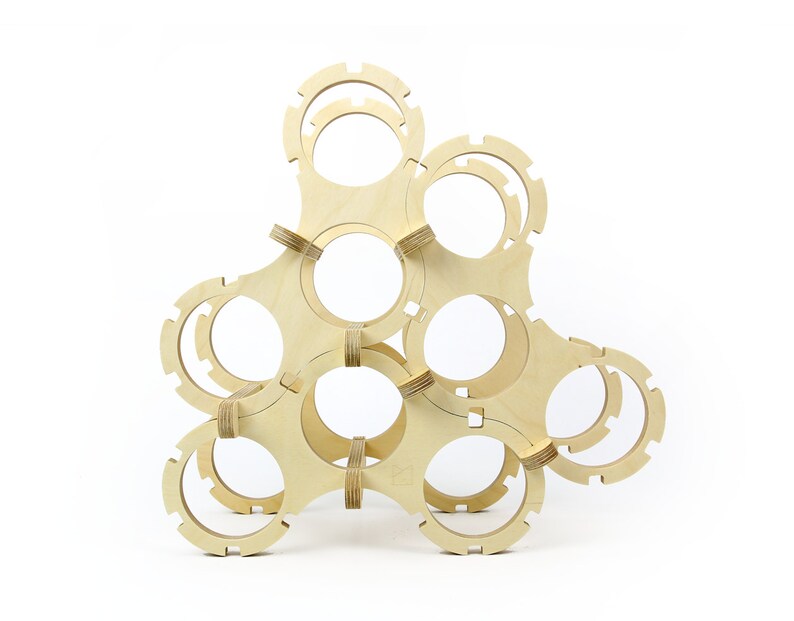 Standard Wine Rack 9 Bottles Set Etsy