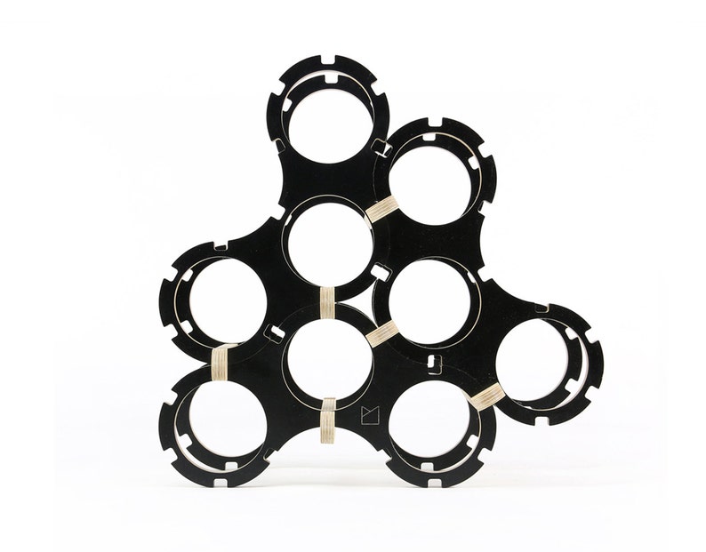 Standard Wine Rack 9 Bottles Set Etsy