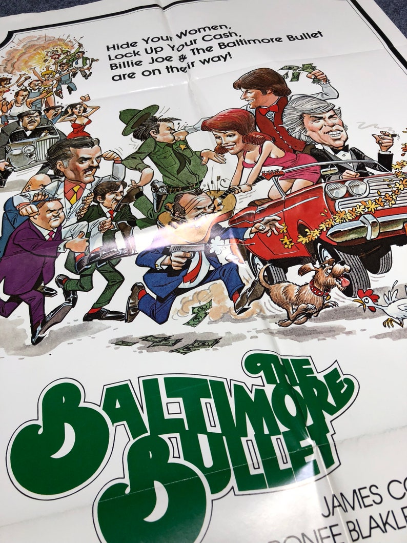 The Baltimore Bullet Movie Poster Etsy