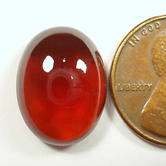 Carat 177 Natural Hessonite Garnet Oval Cabochon Precious Gemstones size 8x10mm pice 50