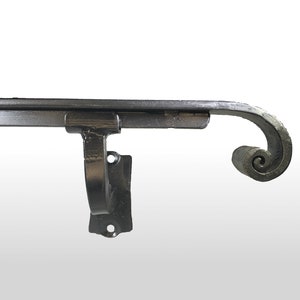 KOSTENLOSER VERSAND --Handlauf für Treppen, verstellbar, Schmiedeeisen, Stark, einfach zu installieren- Handlauf-vol-1