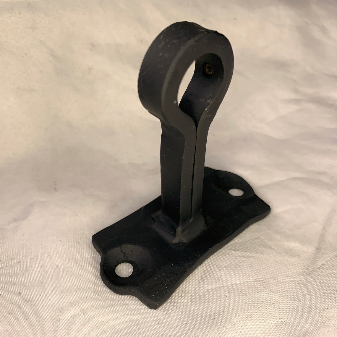 Curtain rod holder in wrought iron for rod 3/4 Etsy