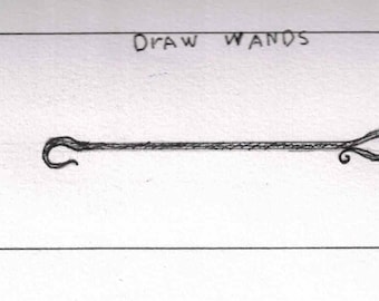 Draw wands/batons for curtain