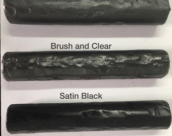 Color Samples: Anthracite, Brush and Clear, Satin Black