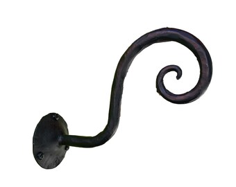 Pairs of Plant hook on a round base scroll 3/4" diameter