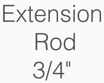 Rod extensions Shipping cost for M. Brady