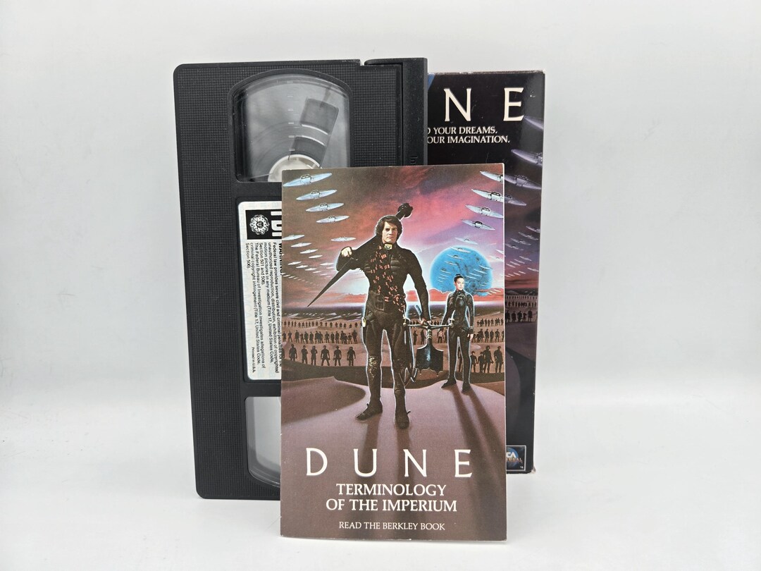 Dune VHS Movie David Lynch Vintage 80s Video (1985 Edition) Frank ...