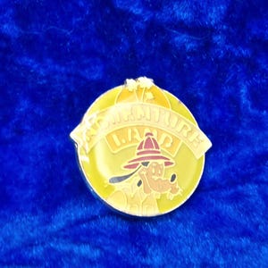 Goofy Firefighter Enamel Pin Disneyland 30th Anniversary Adventure Land Collectors Enamel Pin RARE Disney Pin Button Tie Tack 80s