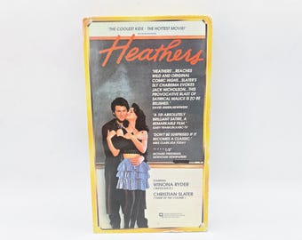 Heathers VHS Winona Ryder Christian Slater 1989 Classic Movie 80s RARE Vintage Video