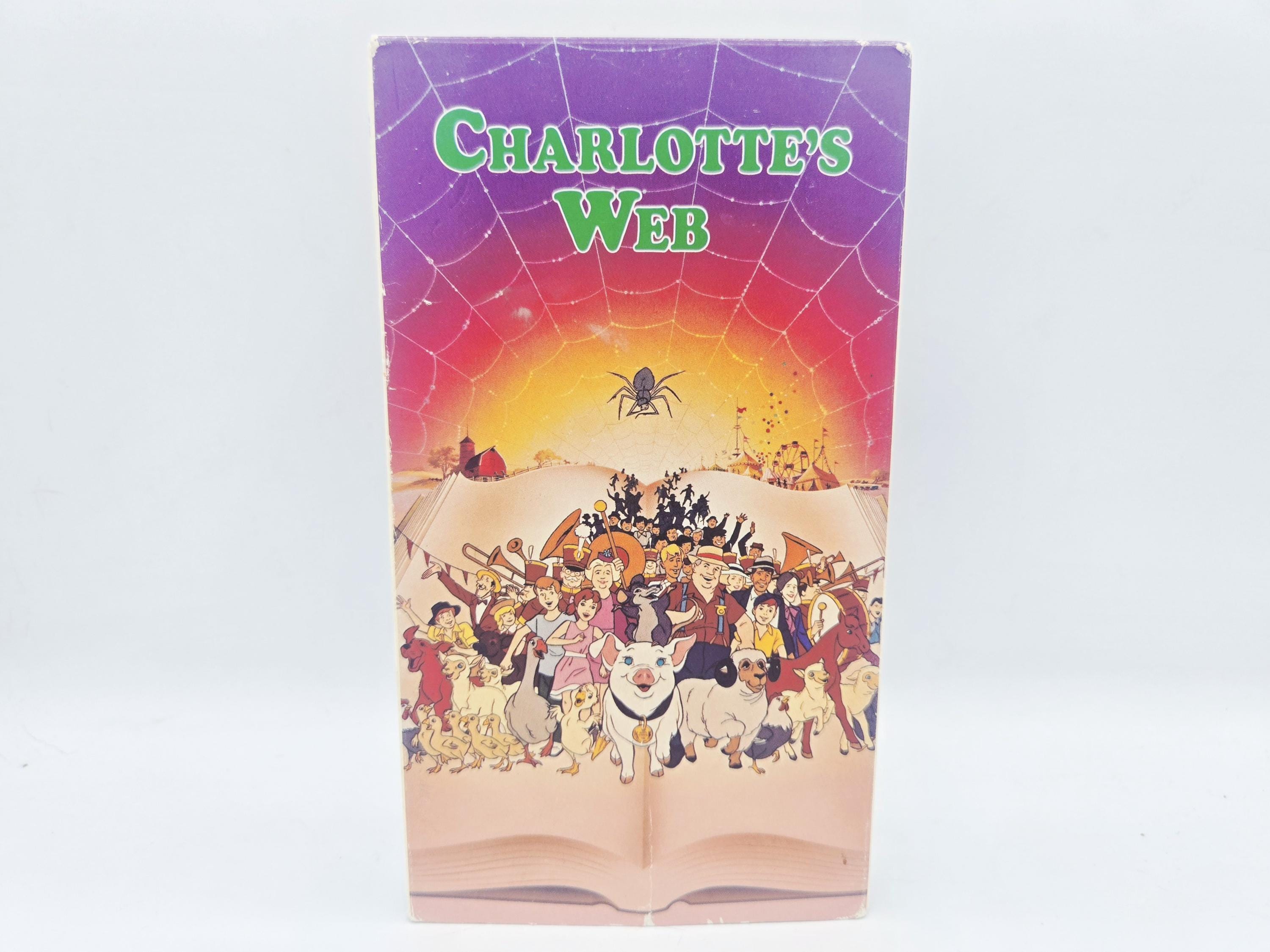 Charlotte's Web VHS Animation 70s Vintage 1972 Animation Video 1994 ...