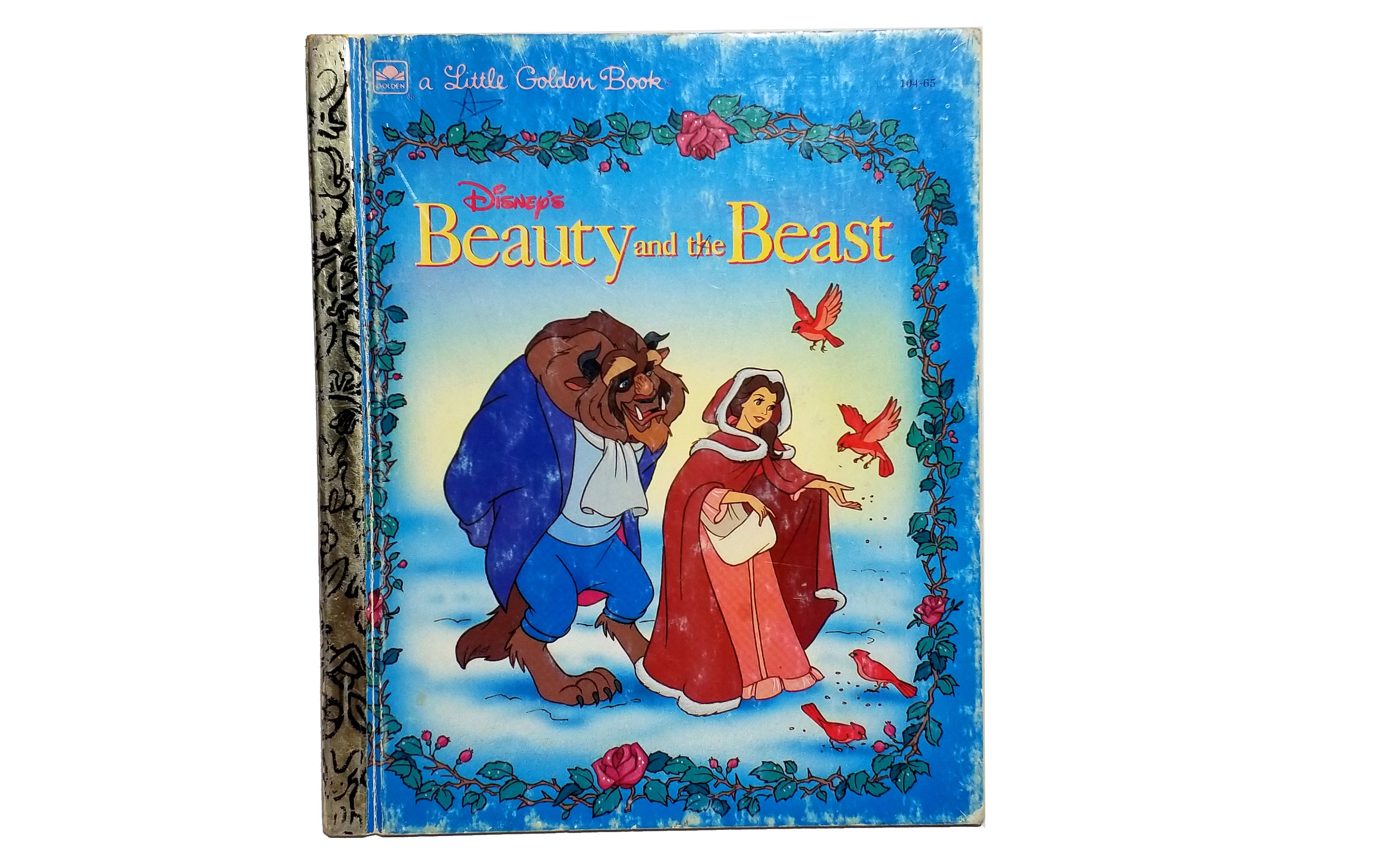 Vintage Golden Book Disney's Beauty and the Beast 1991 Princess