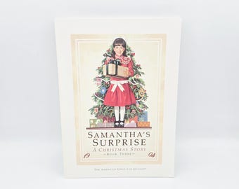 Samantha's Surprise Pleasant Company American Girl Doll Vintage Book Paperback 1986 Maxine Rose Schur Book 3 A Christmas Story 80s YA RARE