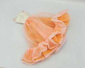 Peaches 'n Cream Vintage Barbie #7926 Outfit 1985 Dress Only 80s RARE Superstar Era Ballgown