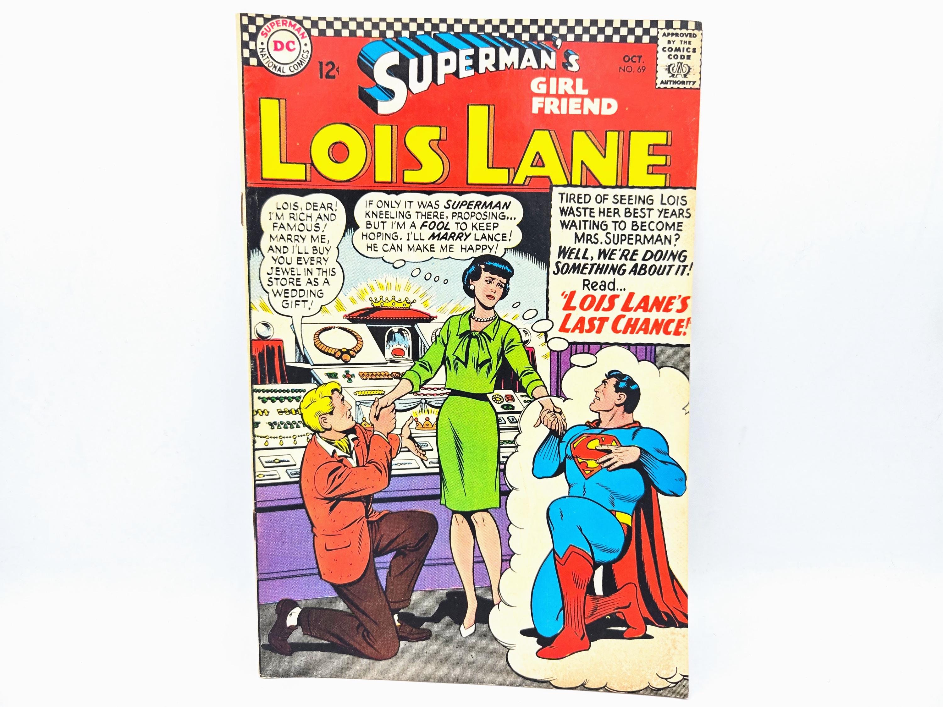 Lois Lane Superman's Girlfriend Comic No 69 E. Nelson Bridwell Kurt Schaffenberger Very Good Condition DC Comic RARE First Edition Ungraded