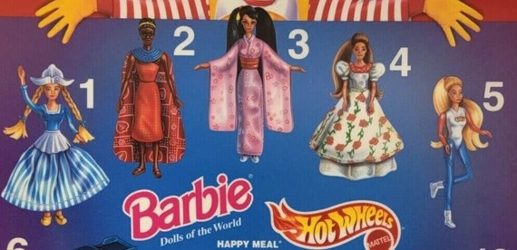 Japanese Barbie of the World Vintage Mcdonalds Mattel Toy 90s