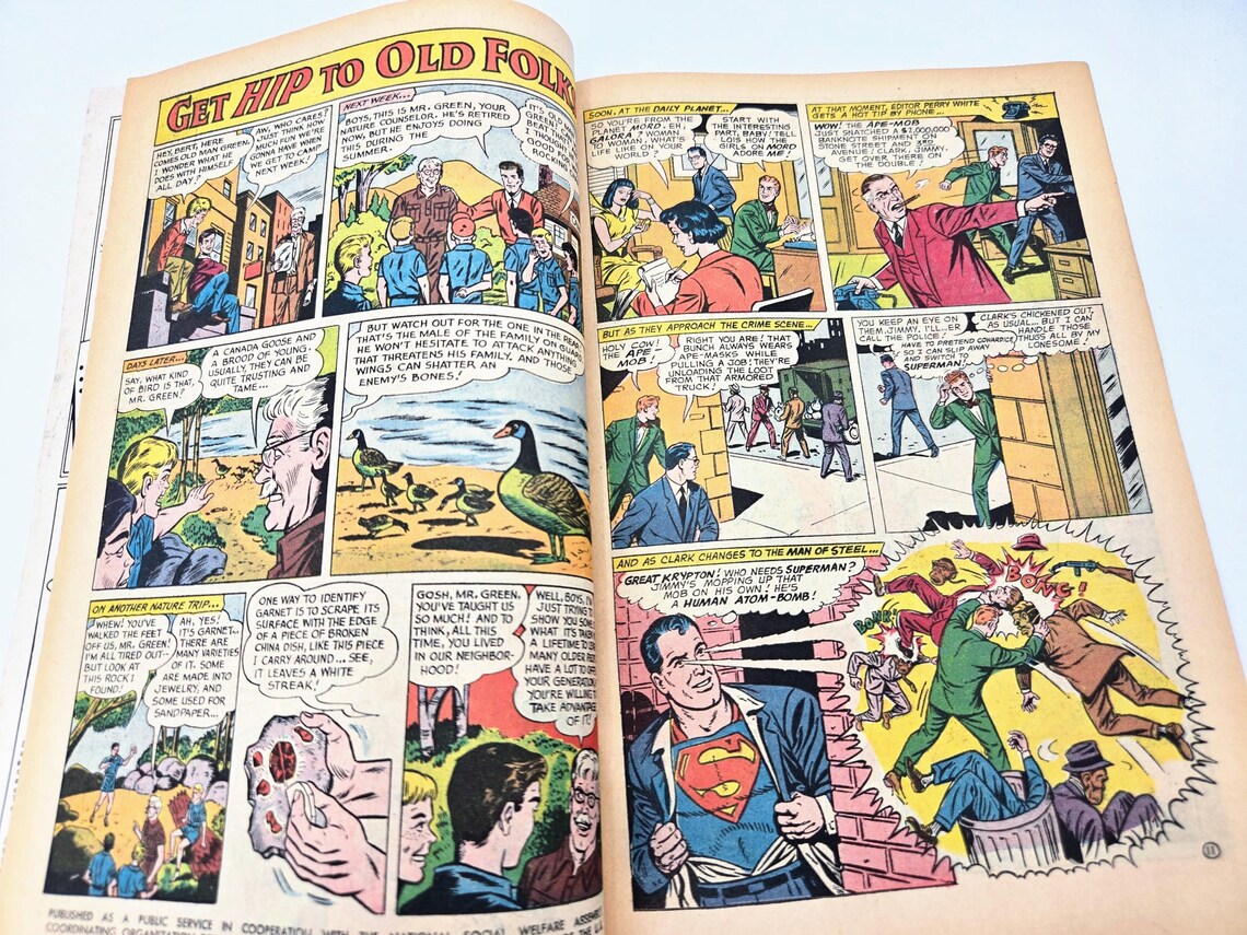 Jimmy Olsen Superman's Pal Comic No 96 Atlas Olsen Leo Dorfman Pete Costanza Very Good Condition DC Comic RARE First Edition Ungraded, photo 4 of 5