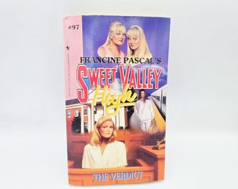 Sweet Valley High 97 El veredicto Francine Pascal Kate William Libro vintage Libro de bolsillo Juvenil 1993 Bantam Books 90s YA