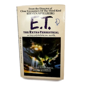 E.T. the Extra-Terrestrial w swojej wielkiej przygodzie na Ziemi autorstwa Williama Kotzwinkle'a Vintage Spielberg SciFi miękka oprawa 1982 Berkley Books
