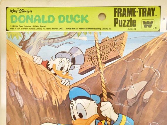 DONALD DUCK ☆ ヴィンテージ パズル ウォルトディズニー DONALD DUCK