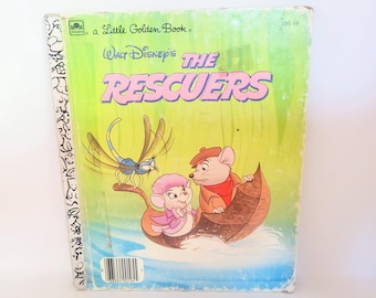 Walt Disney's the Rescuers/vintage 1989 Twin Books Storybook