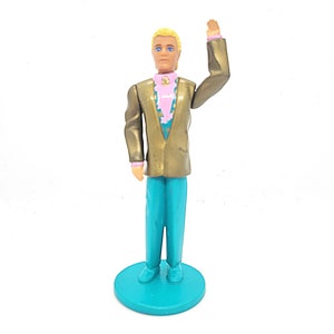 Locket Surprise Ken Vintage 1994 Barbie McDonalds Toy Vintage Happy Meal Mattel Toy 90s Happy Meal RARE Figure