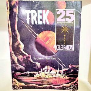 Vintage Star Trek 25th Anniversary Celebration James Van Hise Collectible Book 90s original 1991 First Edition Printing Pioneer Books