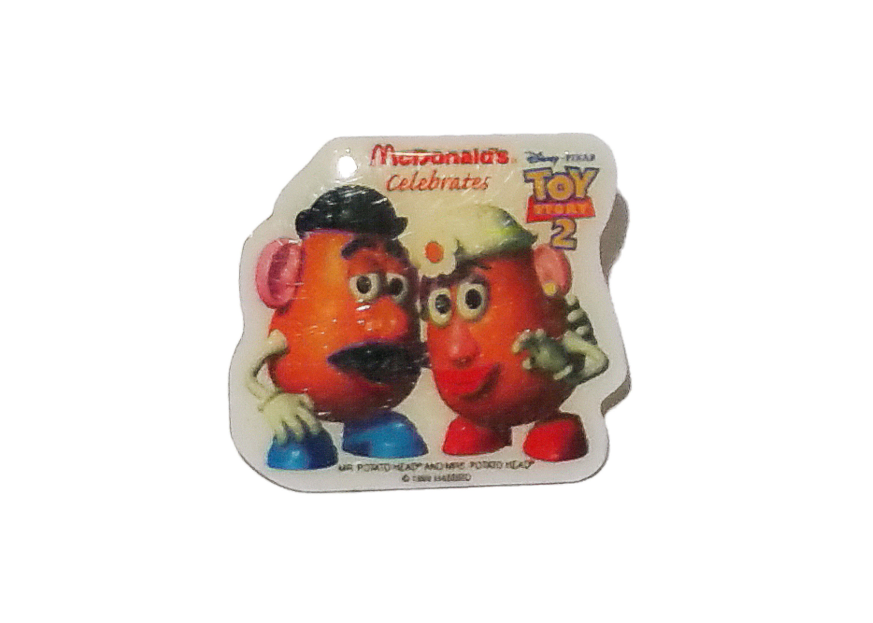 Mr. and Mrs. Potato Head Toy Story 2 Enamel Pin McDonalds Collectible Disney Pixar 1999 Button Tie Tack Hasbro