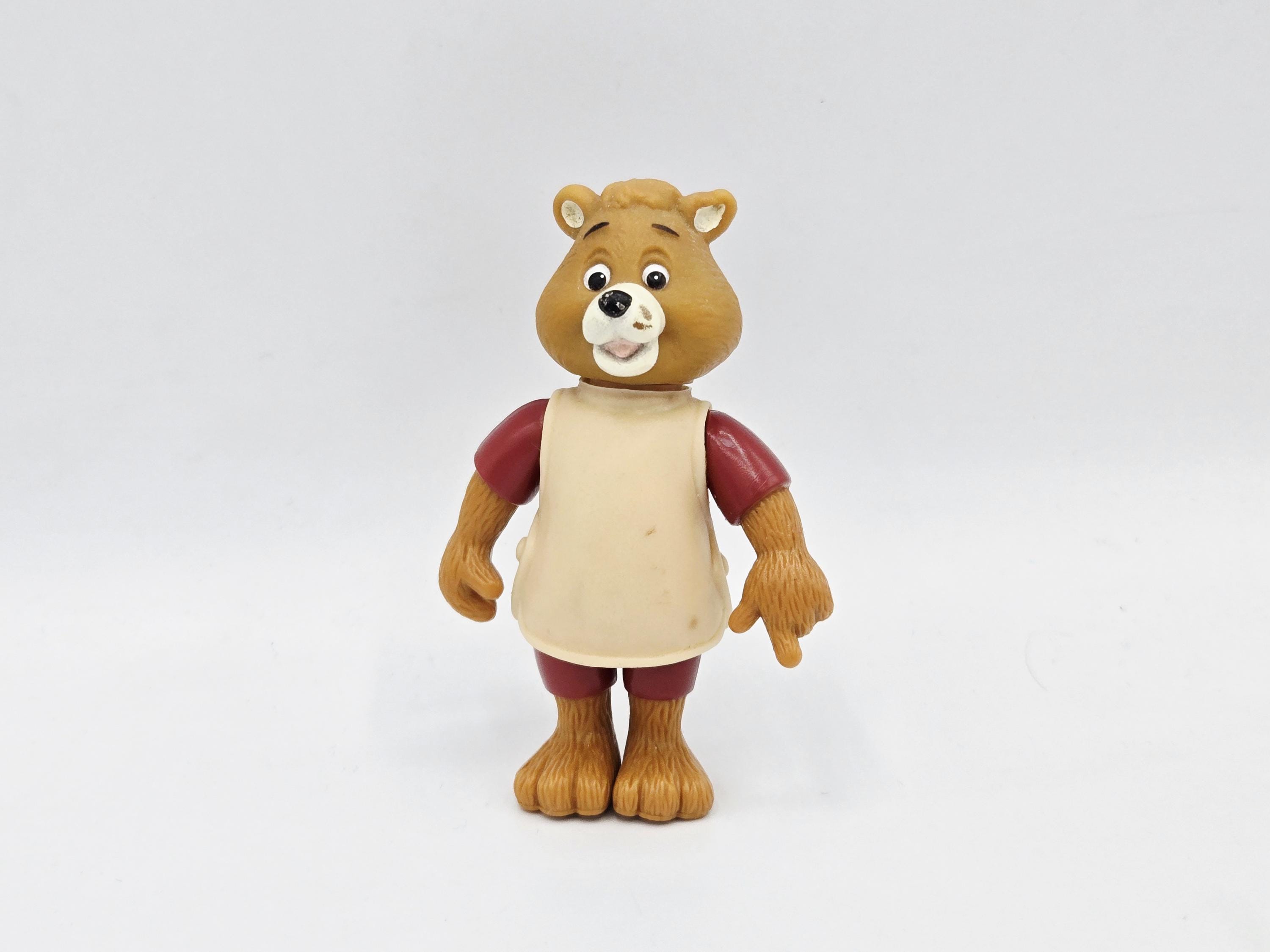 Teddy Ruxpin 1985 Poseable 2.5 in Tall Teddy RUXPIN Fuzzy Vintage 80s ...