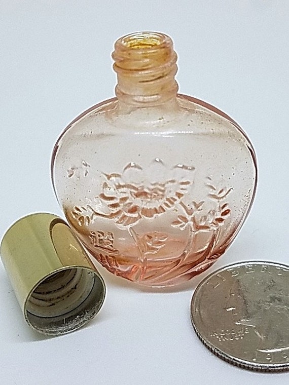 Vintage Glass Perfume Bottle Pink Vintage Betty Boop Perfume Bottle DADA