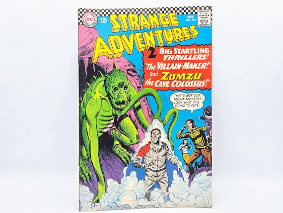 Strange Adventures Comic No 193 the Villain-Maker Zomzu Lee Elias DC Comics VERY Good Condition RARE First Edition Ungraded 1966 Scifi