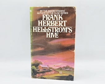 Hellstrom's Hive by Frank Herbert Vintage SciFi paperback book 1972 Bantam Books 10th Printing Very Good Condition