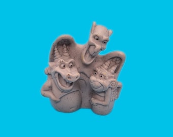 Wasserspeier aus Disneys der Glöckner von Notre Dame General Mills Getreide Promo Gargoyle Spielzeug 1996 Victor Hugo Laverne