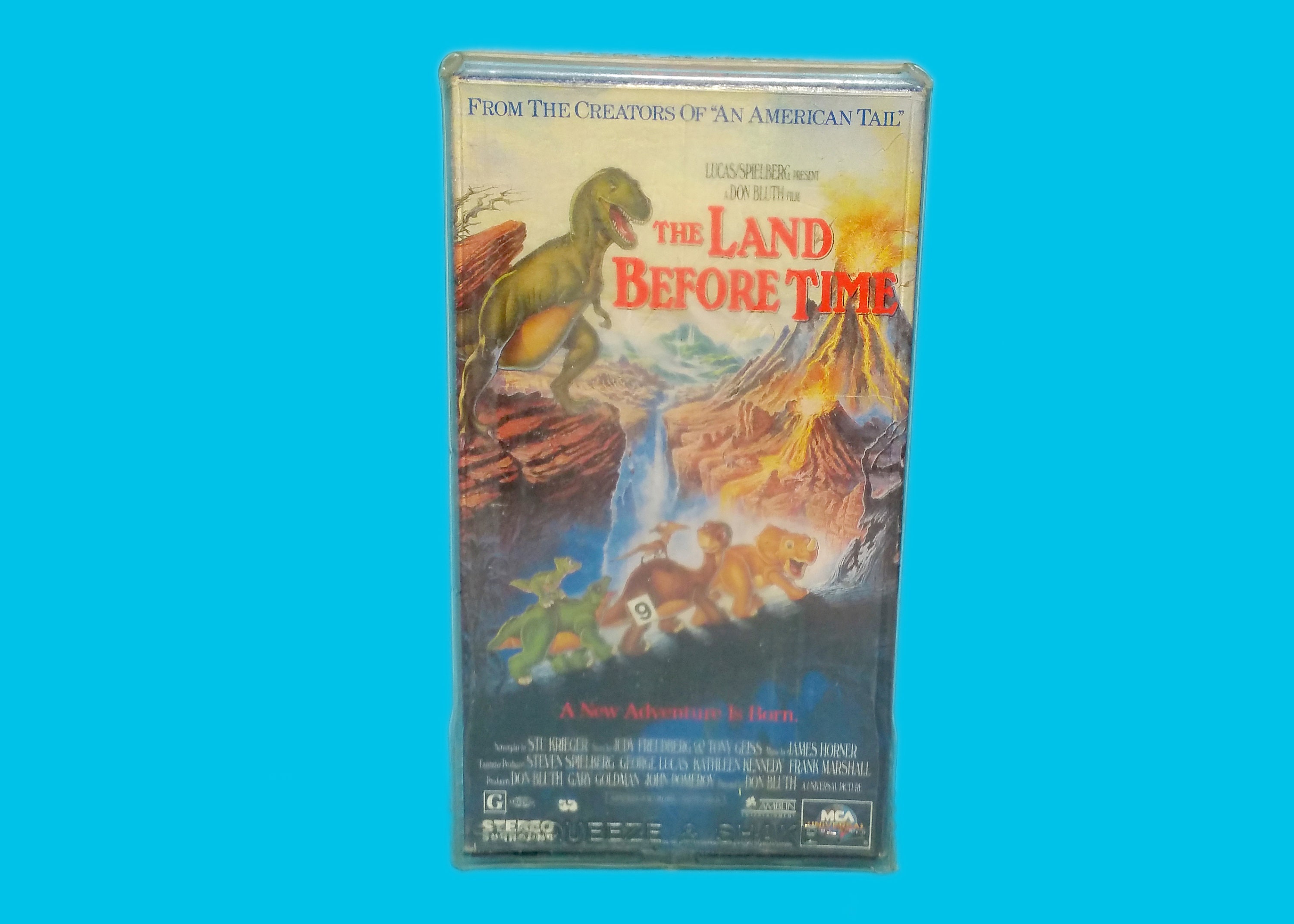 The Land Before Time VHS Don Bluth Animation Spielberg 80s Vintage