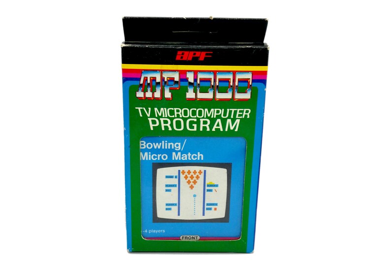 Retro Bowling/micro Match Cartridge for the APF M1000/MG1006 Video Game ...