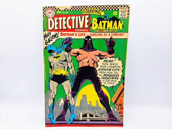 Detective Comics No 355 Batman 1966 John Broome Sheldon Moldoff Joe Giella Fair Condition DC Comic RARE First Edition Ungraded 60s