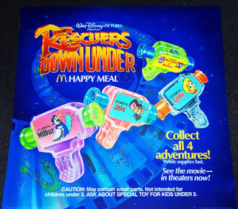 The Rescuers Down Under Movie Camera Viewer Toy Figure Walt Etsy