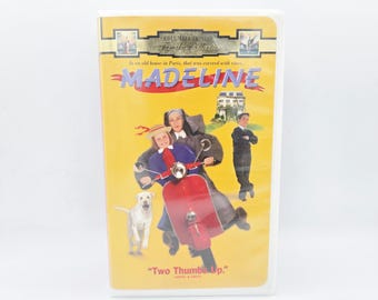 Madeline 1998 Vintage VHS Tape 90s Movie Frances McDormand Tristar Family Collection Release Hard Plastic Case RARE