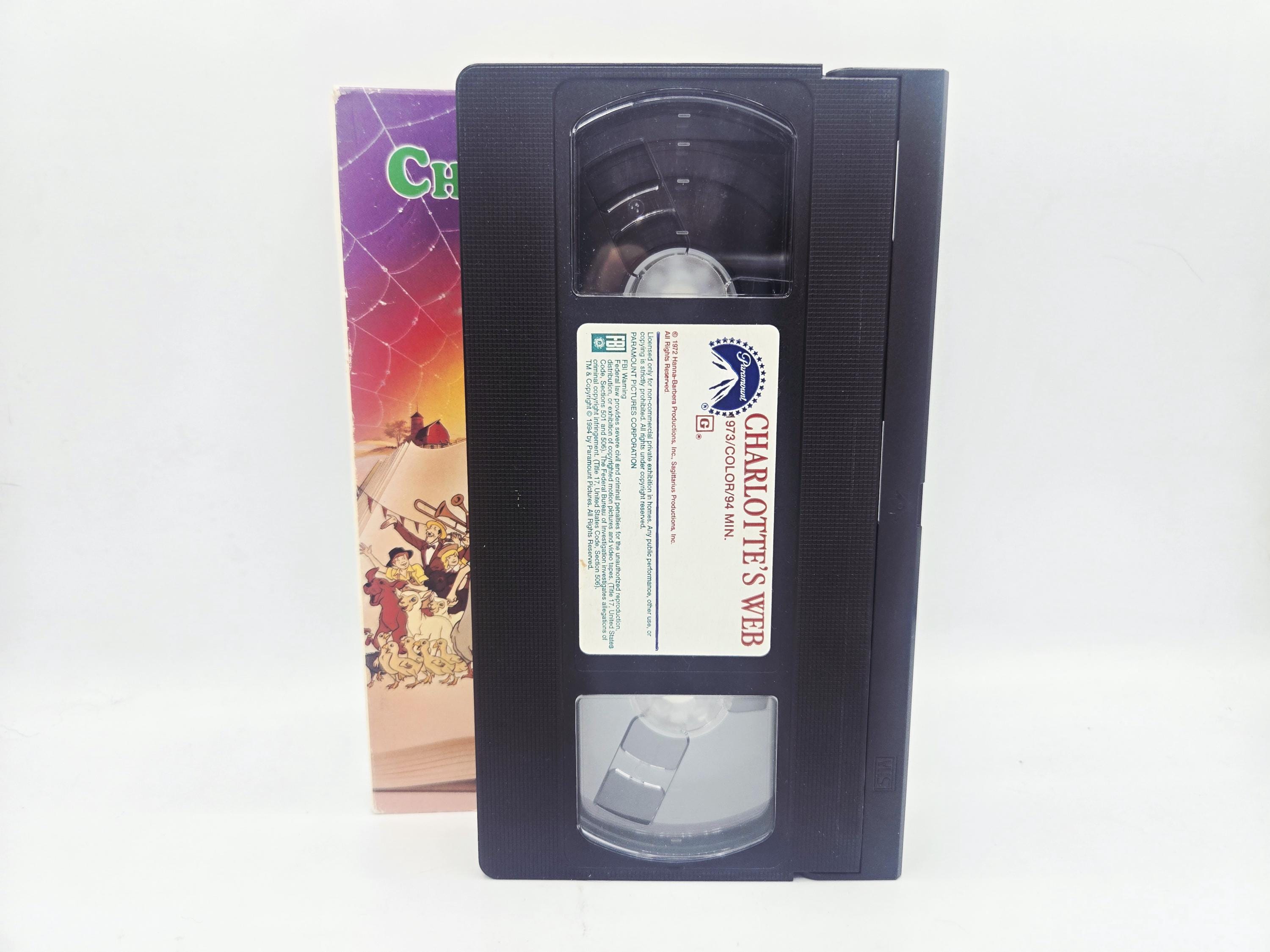 Charlotte's Web VHS Animation 70s Vintage 1972 Animation Video 1994 ...
