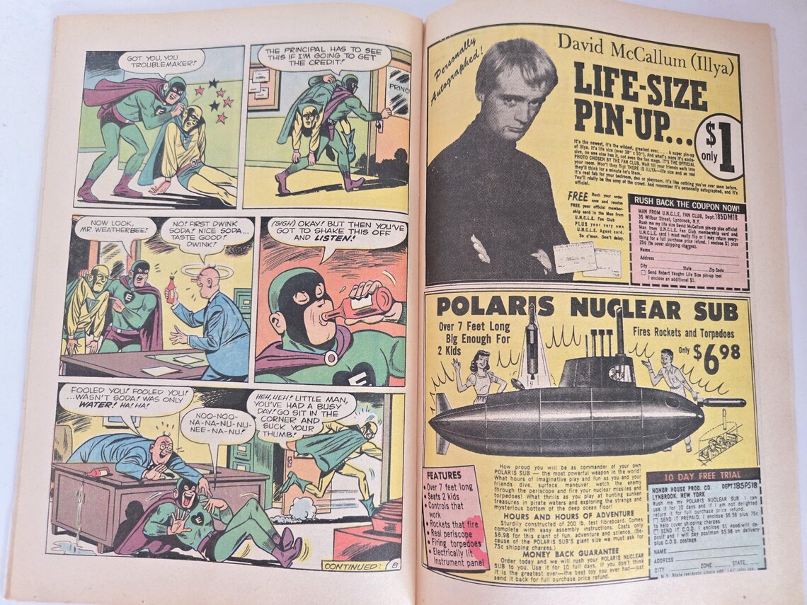 Archie as Pureheart the Powerful Comic No 2 Frank Doyle William Vigoda Very Good Condition RARE First Edition Ungraded Retro Ads Jughead, photo 3 of 5