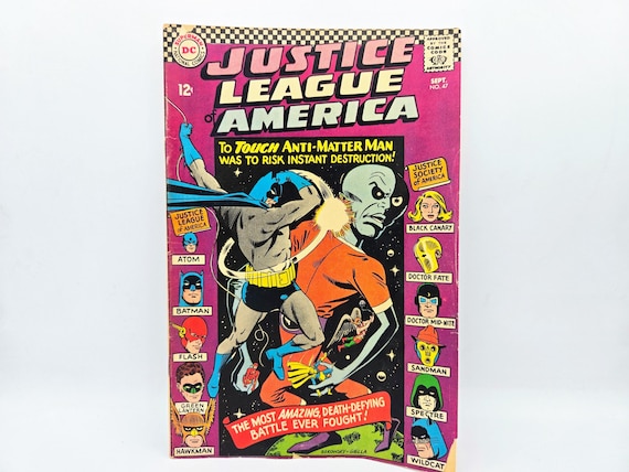 Justice League of America Comic No 47 Gardner Fox Mike Sekowsky Sid Greene Good Condition RARE First Edition Ungraded Retro Ads Mattel