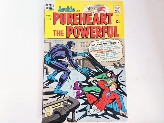 Archie as Pureheart the Powerful Comic No 2 Frank Doyle William Vigoda Very Good Condition RARE First Edition Ungraded Retro Ads Jughead