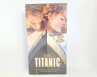 Titanic 1997 Sealed VHS Copy 11 Academy Awards Edition Vintage Video 1998 Release Mint in Package Factory Sealed RARE