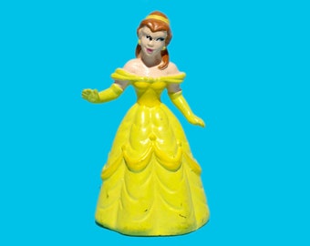 Disney's Beauty and the Beast Princes Belle Vintage Action Figure 2.5 inches 1991 Bullyland RARE Toy