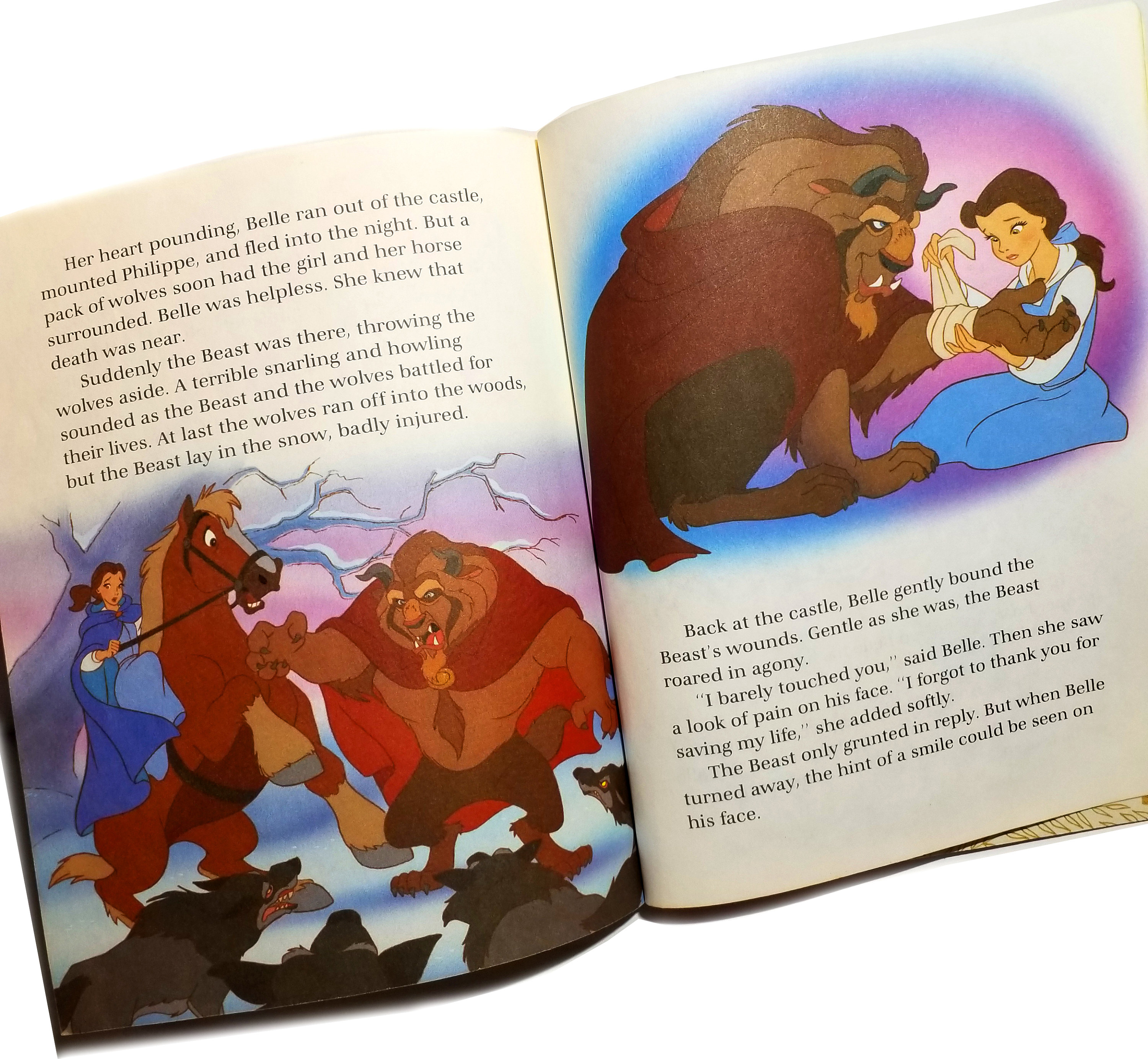 Vintage Golden Book Disney's Beauty and the Beast 1991 Belle Etsy Denmark