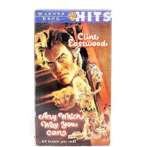 Any Which Way You Can VHS Clint Eastwood 1980 Classic Movie Rare Vintage Video RARE 1998 release