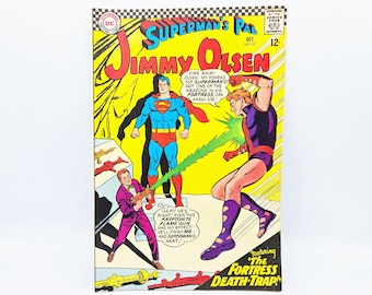 Jimmy Olsen Superman's Pal Comic No 97 Leo Dorfman Pete Costanza Très bon état DC Comic RARE Première édition non classée