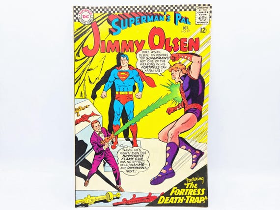 Jimmy Olsen Superman's Pal Comic No 97 Leo Dorfman Pete Costanza Very Good Condition DC Comic RARE First Edition Ungraded
