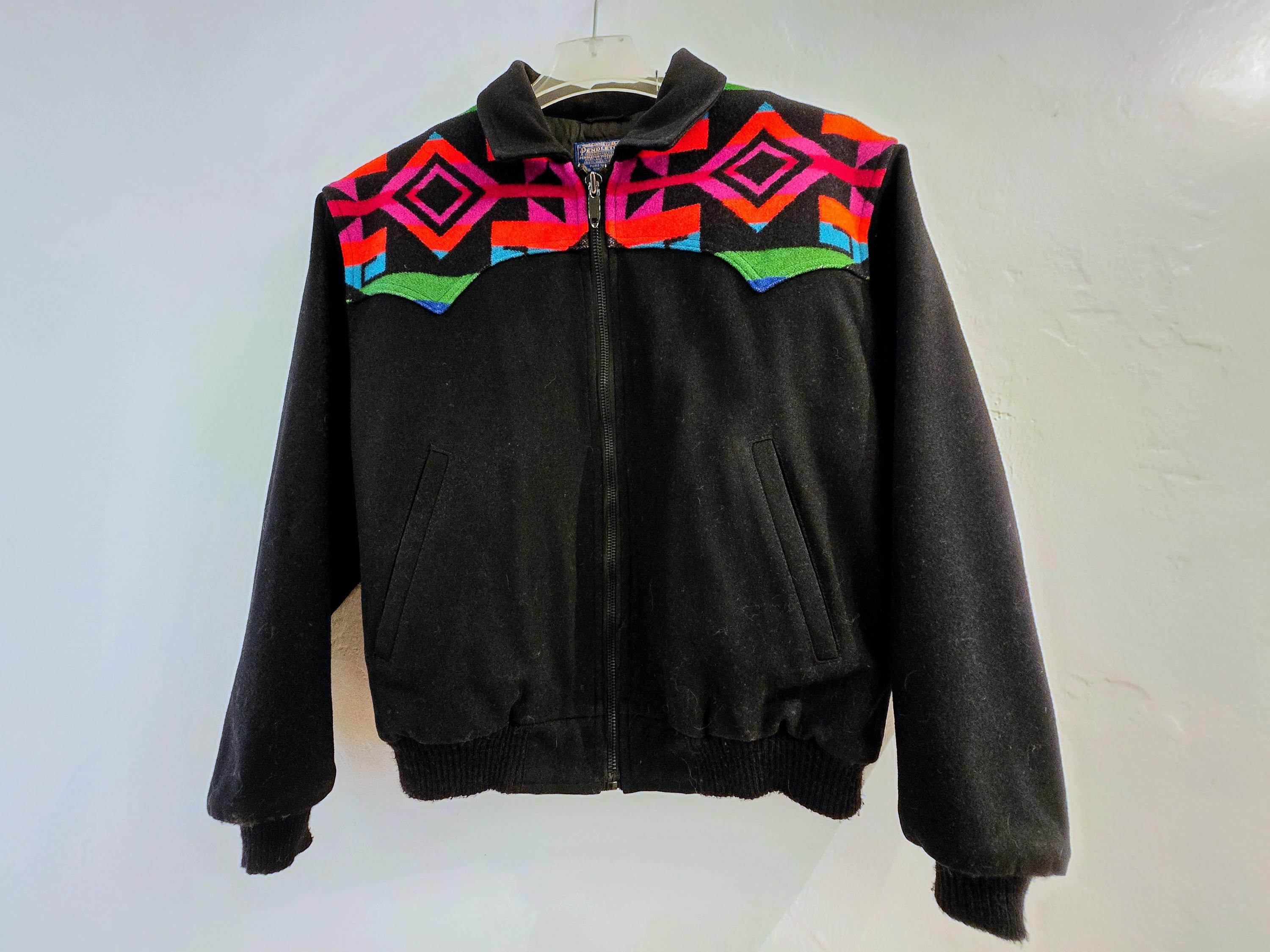 Vintage Pendleton Wool Jacket Mens M 80s 90s Native Blanket Style 