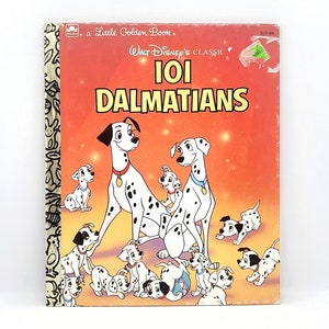 101 Dalmatians Vintage Golden Book Walt Disney Classic 1988 Western Publishing 1991 Edition RARE