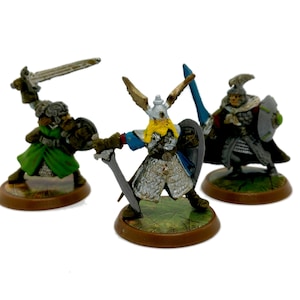 Heroscape Viking Lot bestehend aus Finn und Thorgrim the Viking Champion 3er Set Figuren aus Rise of the Walküre Set 2004 Lose ohne Karte